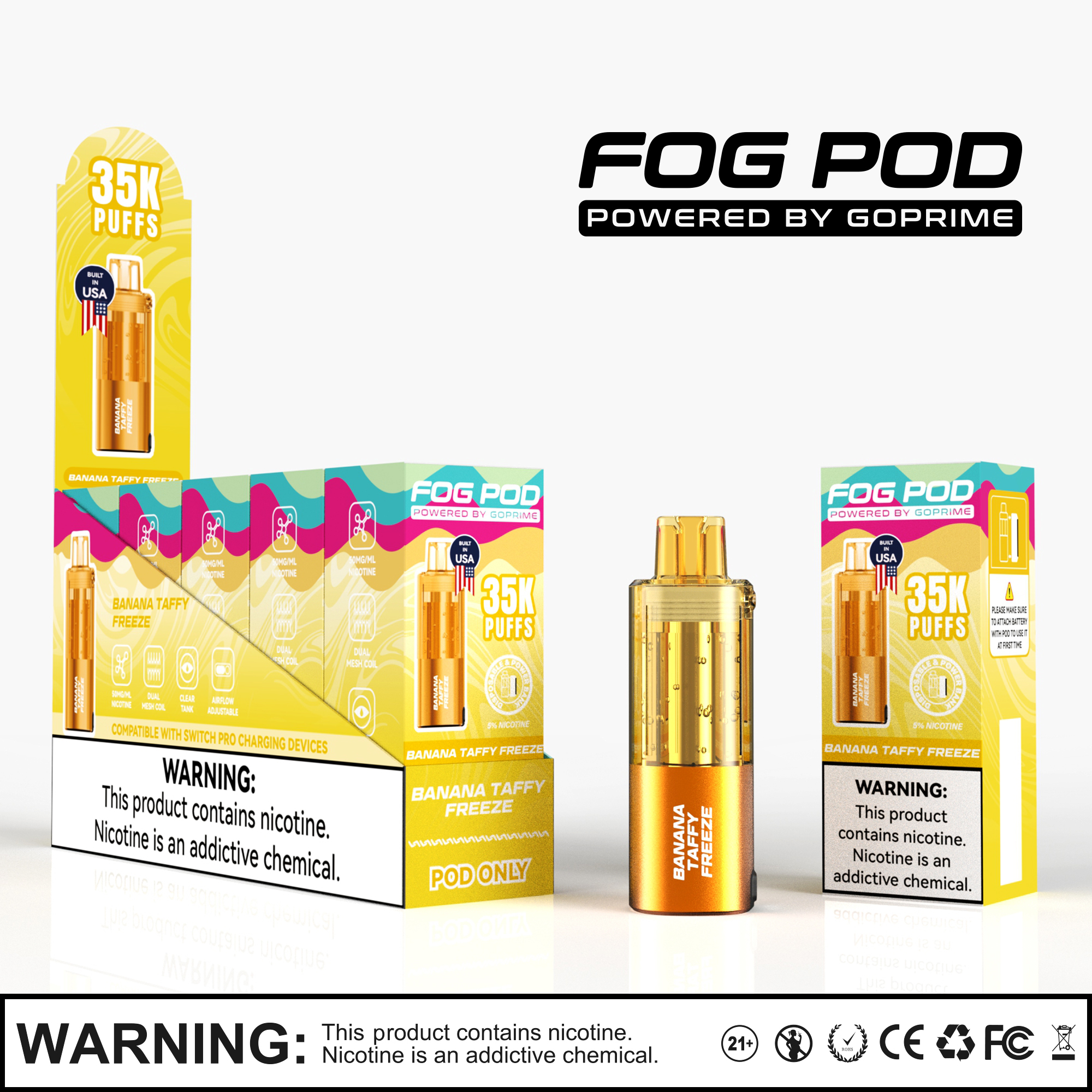 Banana Taffy Freeze – Fog Pod